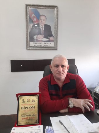 Azad Malikoğlu Şərəfli ömür fəxri media mükafatına layiq görülüb